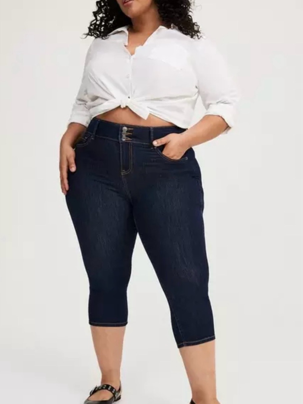 Plus Size TORRID Cropped Jeggings